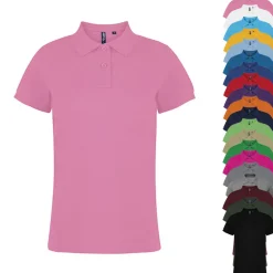 AQ020 Asquith & Fox Damen klassisches Polo Poloshirt