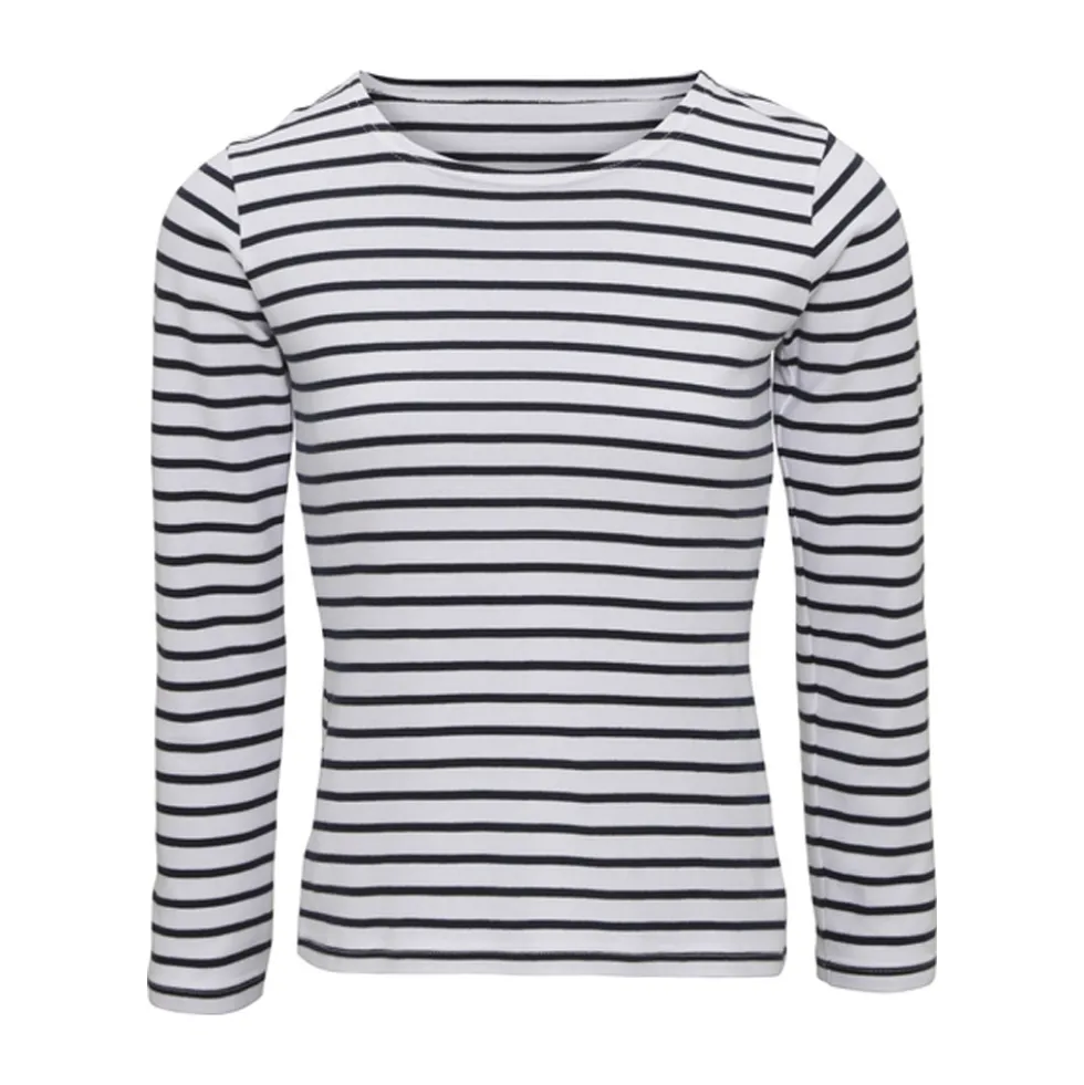 AQ071 Asquith & Fox Damen Matrosen Shirt gestreift langarm