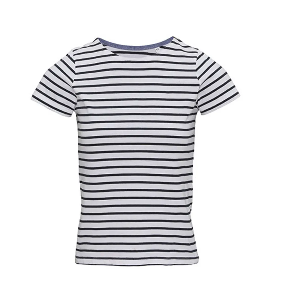 AQ073 Asquith & Fox Damen Matrosen Shirt T-Shirt gestreift kurzarm