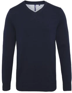 AQ042 Asquith & Fox Herren Pullover V-Ausschnitt