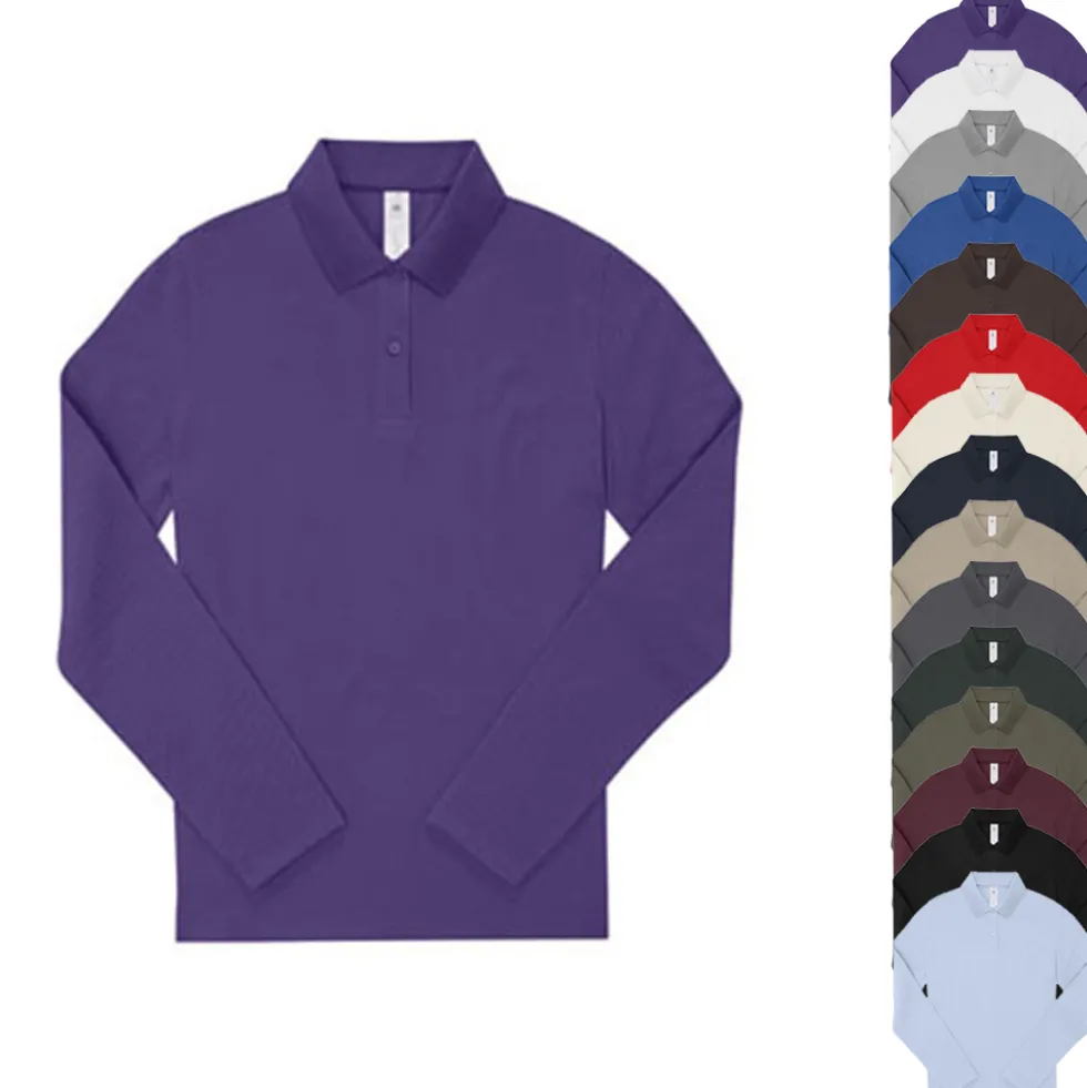 BCPW462 B&C My Polo Poloshirt 180 langarm /Damen