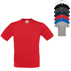 BCTU006 B&C T-Shirt EXACT V-Ausschnitt kurzarm