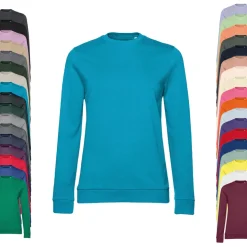 BCWW02W B&C Eingefasster Pullover /Damen