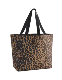 BG194 BagBase Tragetasche mit Leopardenmuster