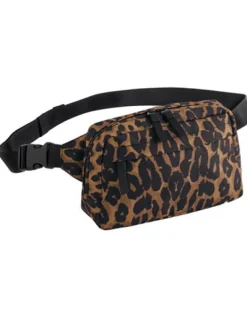 BG197 BagBase Umhängetasche mit Leopardenmuster