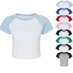 BL1201 Bella Damen Ripp Raglan T-Shirt