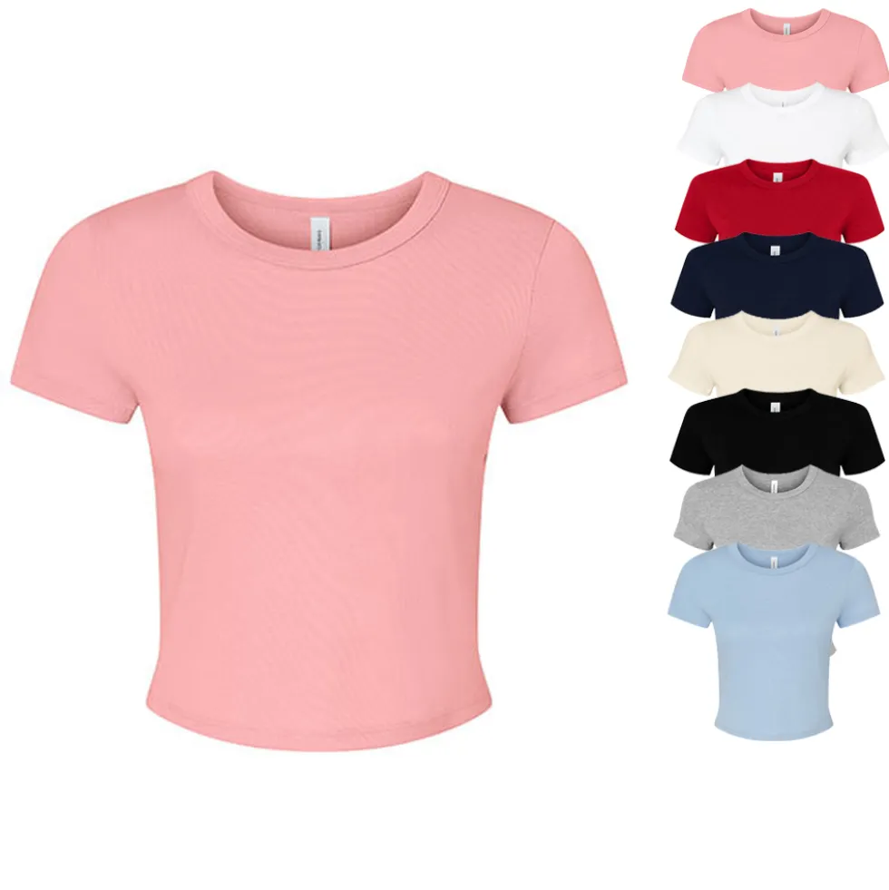BL1010 Bella Damen T-Shirt bauchfrei Ripp