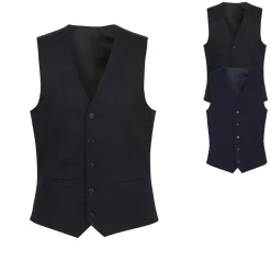 BR671 Brook Taverner Bistro-Weste Mercury für Herren