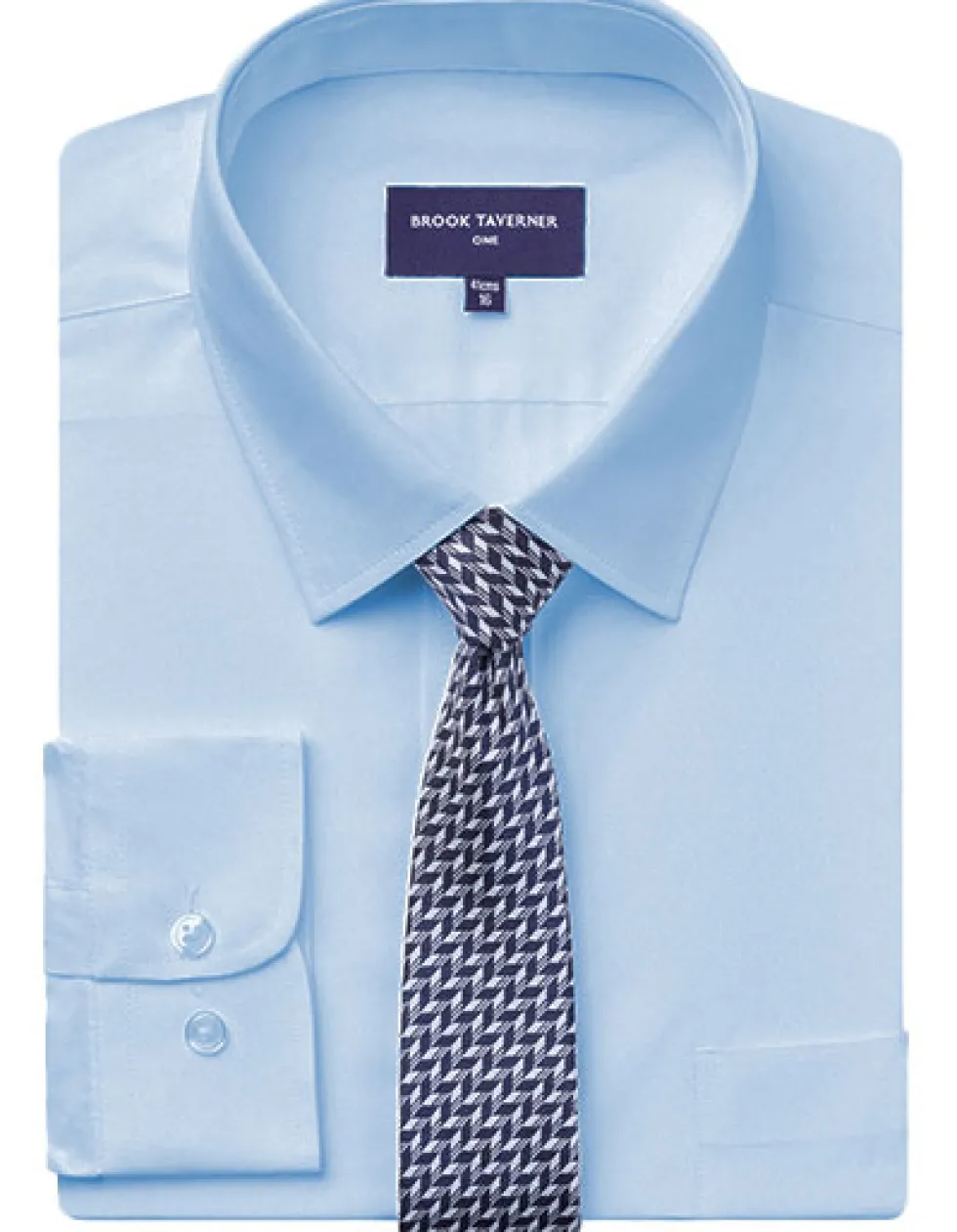 BR690 Brook Taverner Juno Bistro-Hemd Langarm