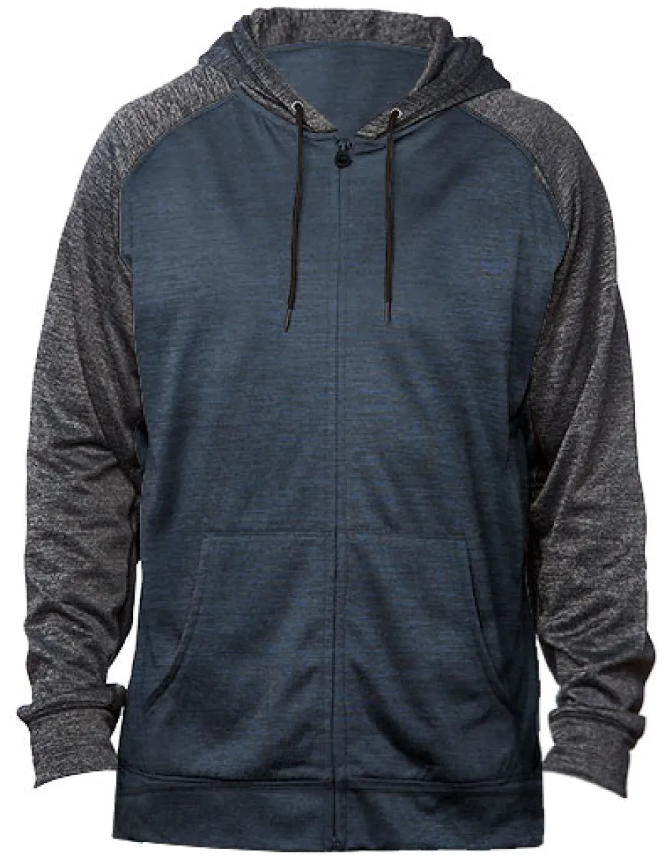 BU8660 Burnside Sport Raglan Kapuzenjacke