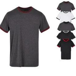 BYBB022 Build Your Brand Basic Herren Ringer T-Shirt
