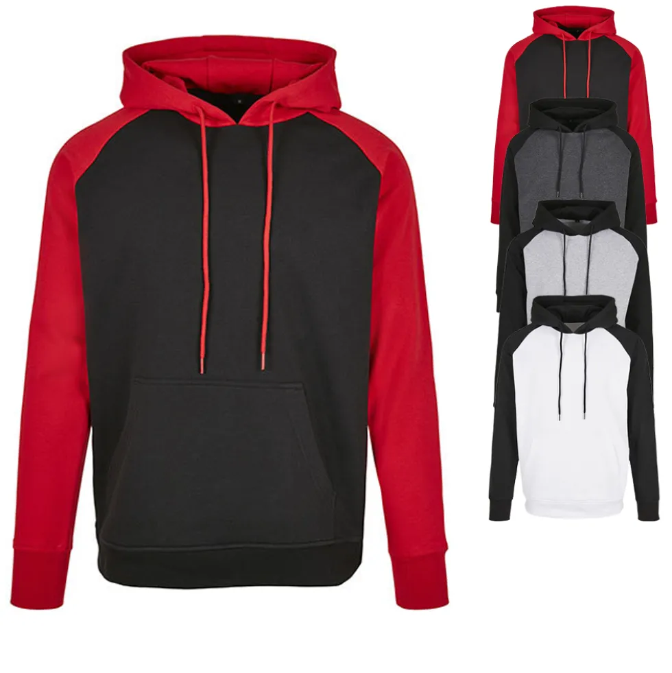 BYBB005 Build Your Brand Basic Raglan Kapuzen Sweatshirt