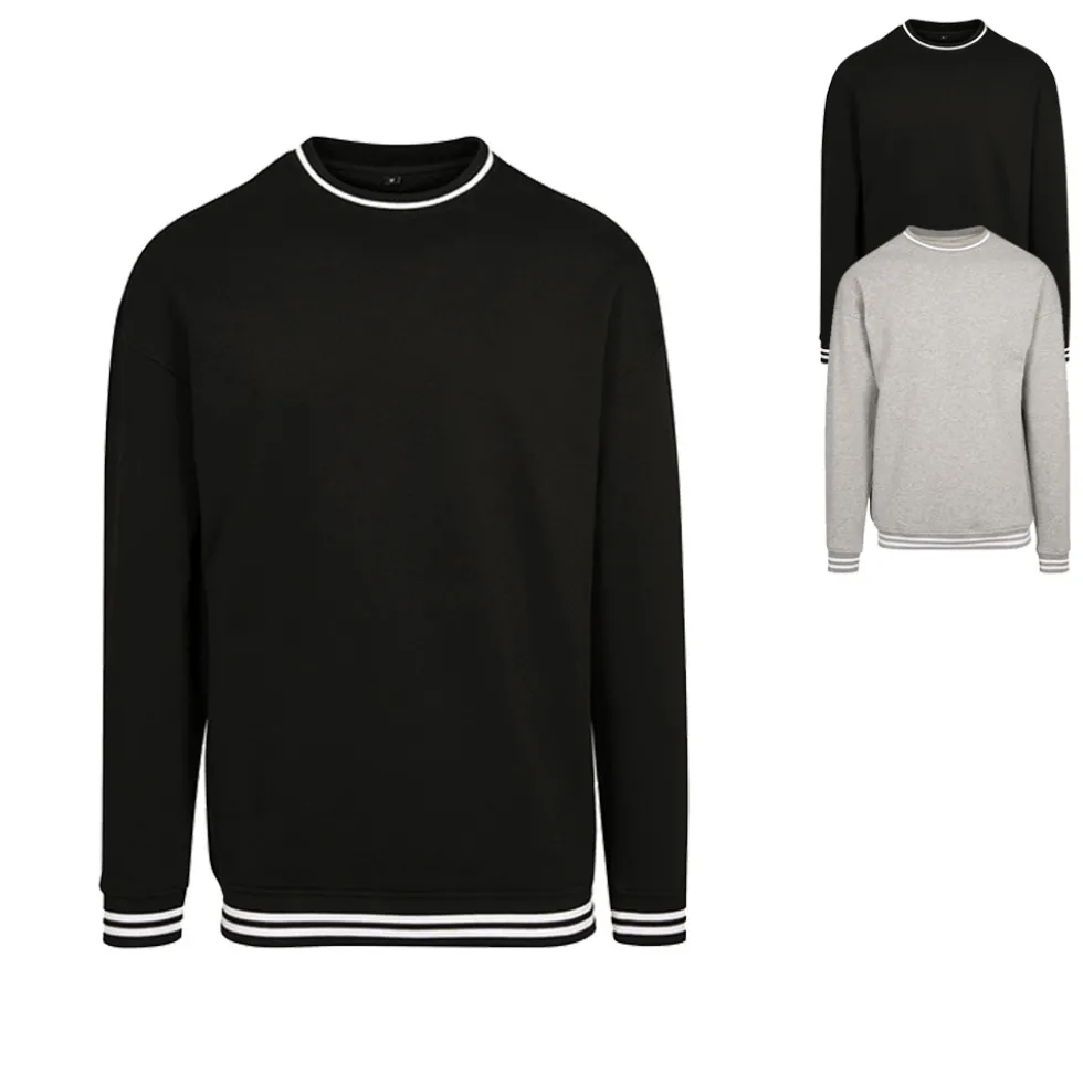 BY104 Build Your Brand College Sweatshirt Rundhals