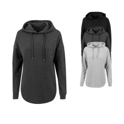 BY037 Build Your Brand Damen Kapuzen Sweatshirt Übergröße