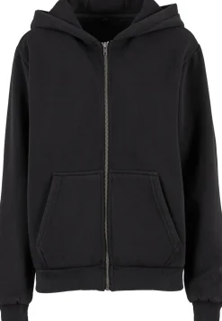 BY299 Build Your Brand Damen schwere Kapuzen-Sweatjacke Vintage-Stil