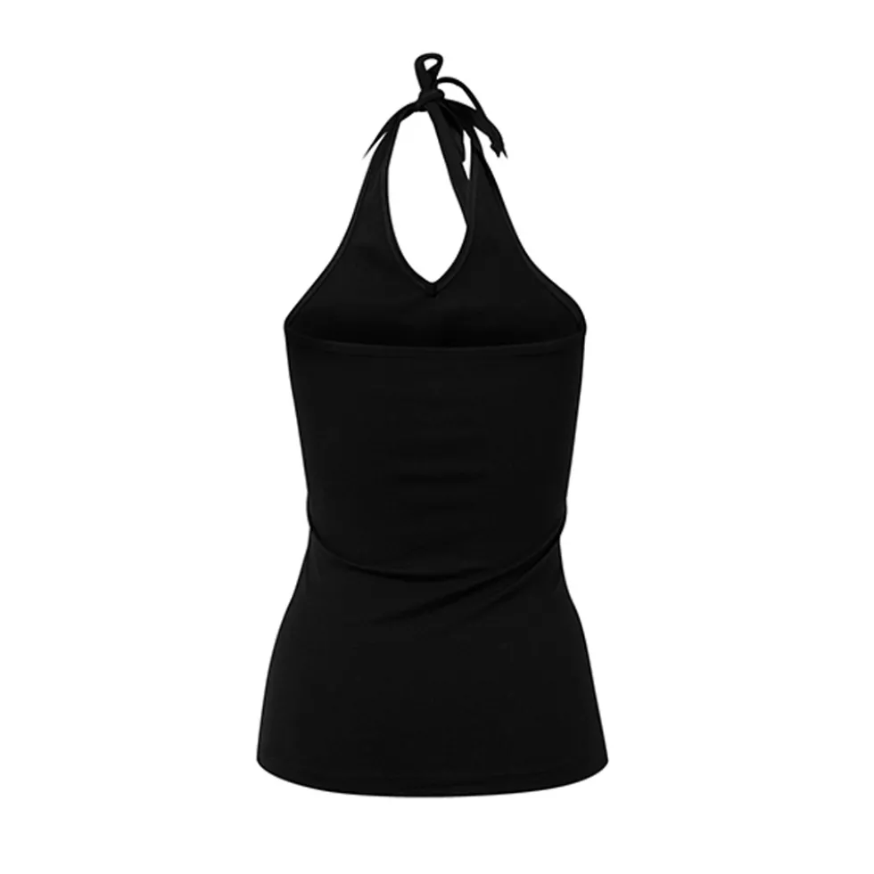 BY038 Build Your Brand Damen Shirt mit Träger zum Schnüren