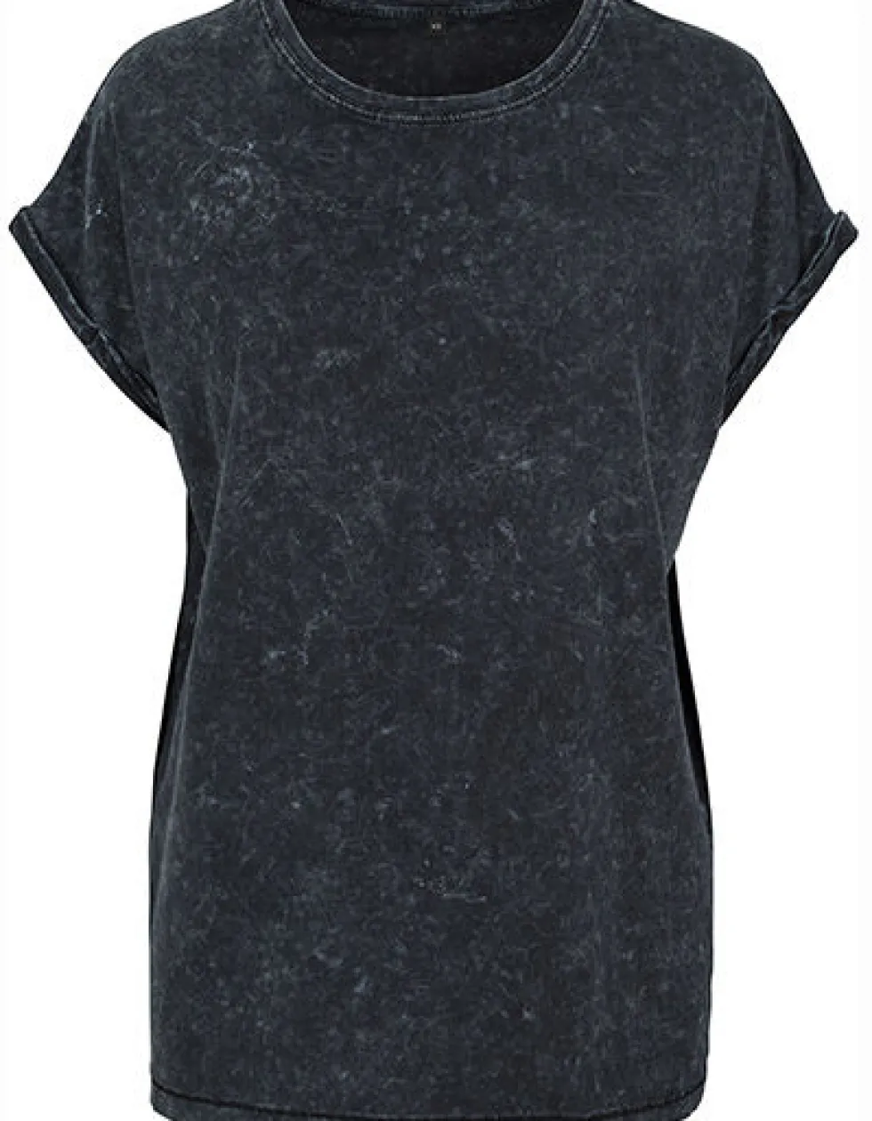 BY053 Build Your Brand Damen T-Shirt Säure gewaschen Überschnittene Schulter