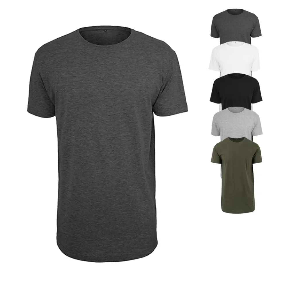 BY028 Build Your Brand extra langes T-Shirt kurzarm Herren
