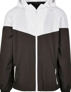 BY129 Build Your Brand 2-farbige Tech Windjacke