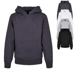 BY185 Build Your Brand Kinder Kapuzensweatshirt Bio-Baumwolle