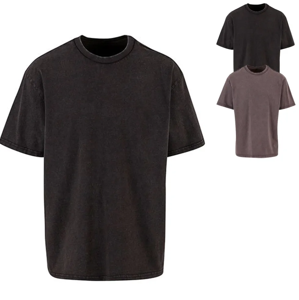 BY307 Build Your Brand lockeres T-Shirt Vintage-Stil