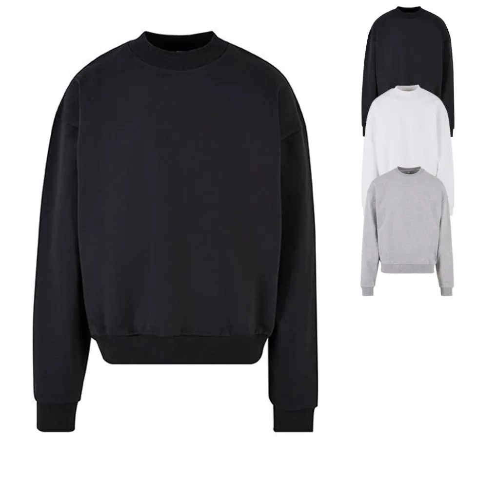 BY205 Build Your Brand Rundhals-Sweatshirt ultraschwer