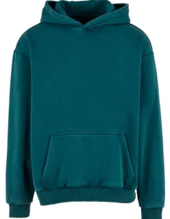 BY294 Build Your Brand schweres Kapuzen-Sweatshirt Vintage-Stil