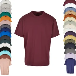 BY102 Build Your Brand schweres T-Shirt kurzarm Übergröße