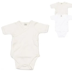 BZ05T Babybugz Baby Kimono Bodyanzug kurzarm