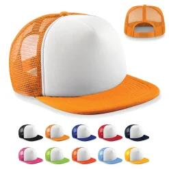 CB645b Beechfield Vintage Kappe für Kinder mit Snapbackverschluss Fernfahrerkappe