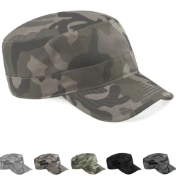 CB33 Beechfield Kappe im Camouflage-Design Armee-Kappe