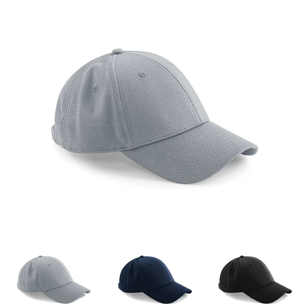 CB196 Beechfield Kappe Luftmasche 6-Panel