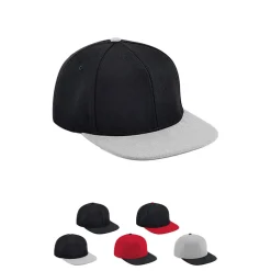 CB661 Beechfield Kappe Original Flache Spitze 6-Panel