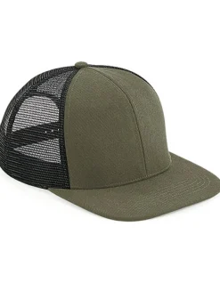 CB664 Beechfield Kappe Original Flache Spitze 6-Panel-Fernfahrerkappe