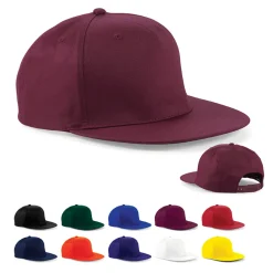 CB610 Beechfield Kappe 5-Panel mit Snapbackverschluss Rapper-Kappe