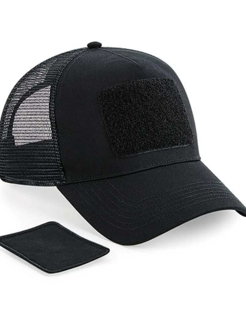 CB641 Beechfield Kappe Patch Fernfahrerkappe mit Snapback-Größeneinsteller im Retro-Stil