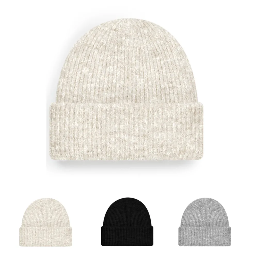 CB386 Beechfield kuschelige gerippte Beanie Mütze