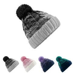 CB459 Beechfield Strickmütze Ombré