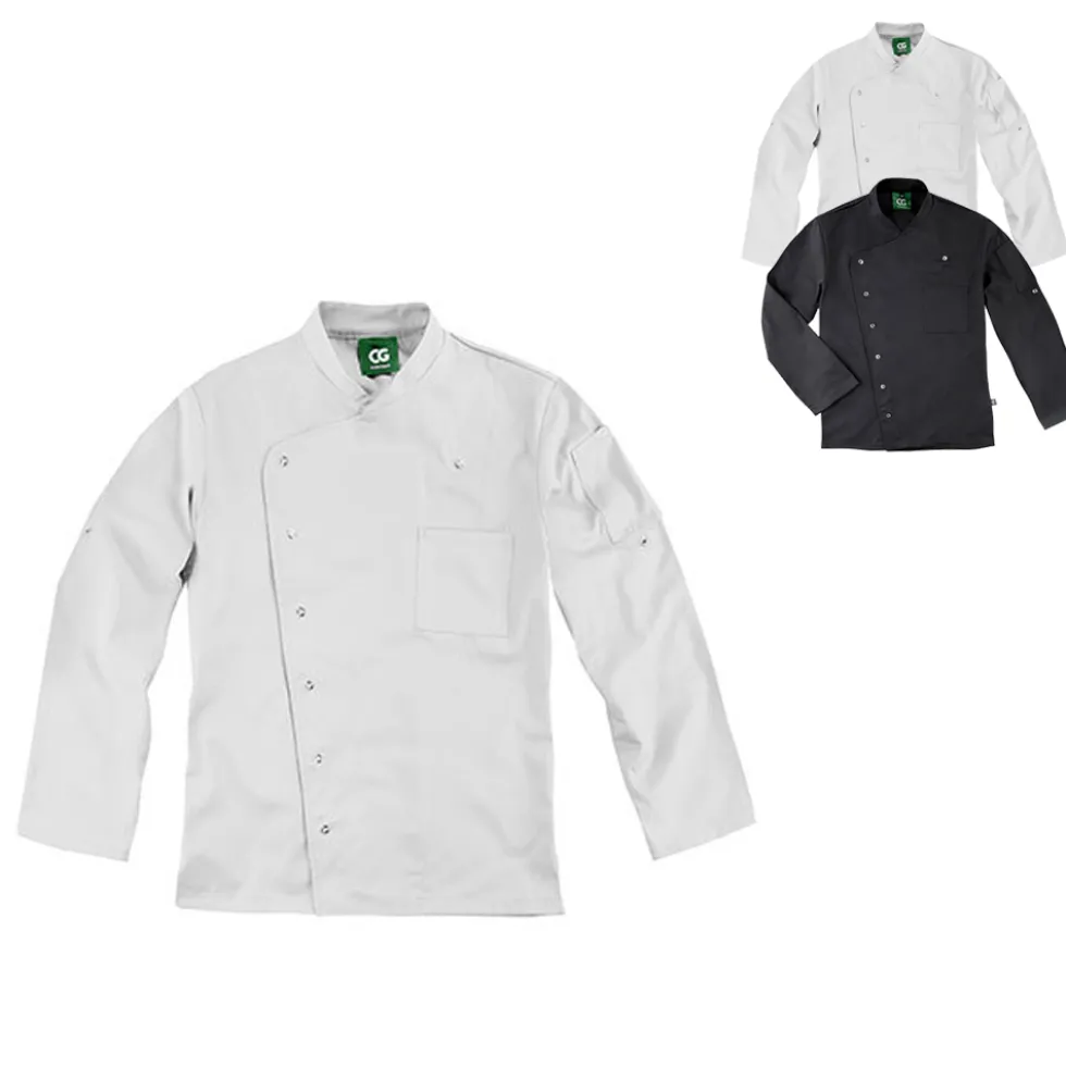 CGW03100 CG Workwear Herren Kochjacke Turin