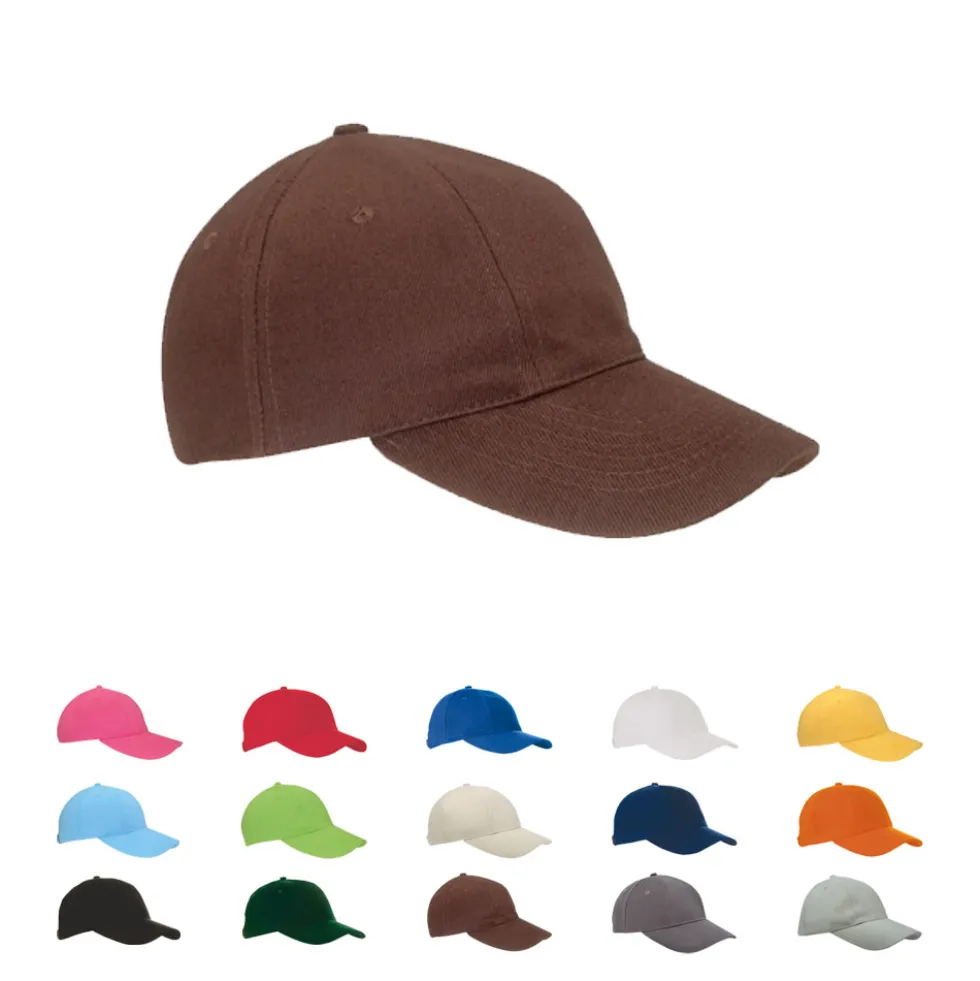 C560 L-merch Baumwollkappe niedriges Profil, gebürstete Baumwolle