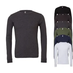 CV3501 Canvas Langarm T-Shirt für Damen und Herren