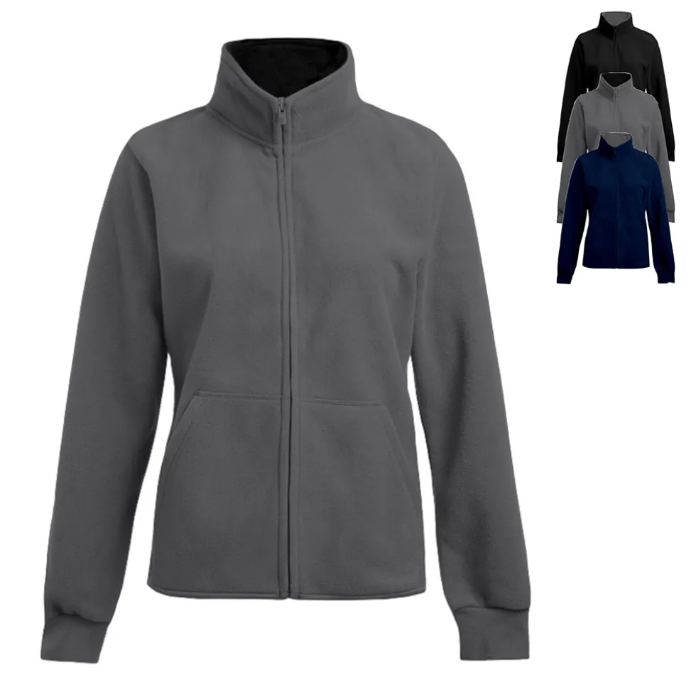 E7985 Promodoro Damen Doppelseitige Fleece Jacke