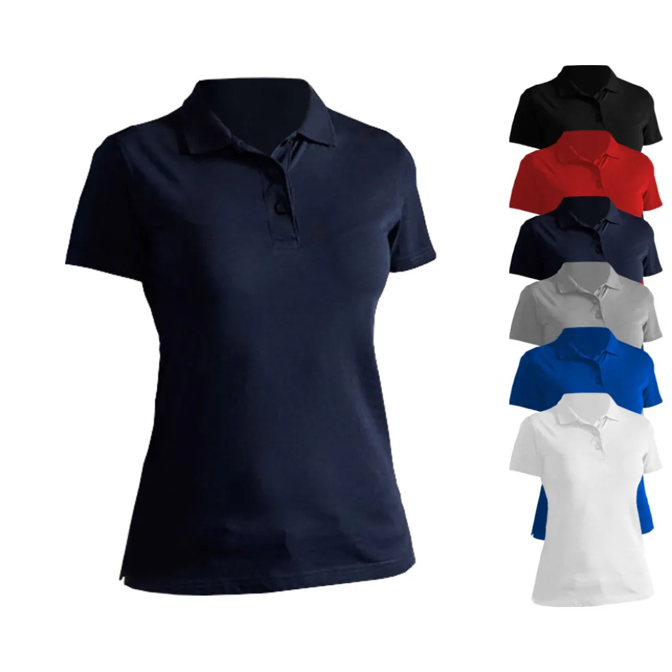 E4025 Promodoro Damen Jersey Polo Kurzarm