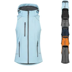E7845 Promodoro Damen Softshellweste mit Kapuze