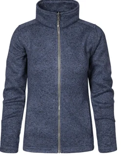 E7725 Promodoro Damen Strickfleece Jacke mit Stehkragen C+