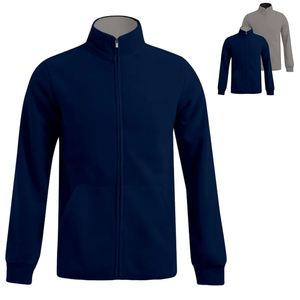 E7971 Promodoro Herren Doppelseitige Fleece Jacke