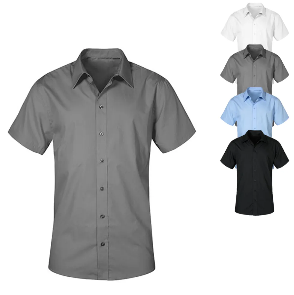 E6300 Promodoro Herren Poplin Hemd Kurzarm