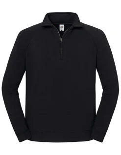 F383 Fruit of the Loom Iconic Premium 1/2-Reißverschluss Sweatshirt Pullover