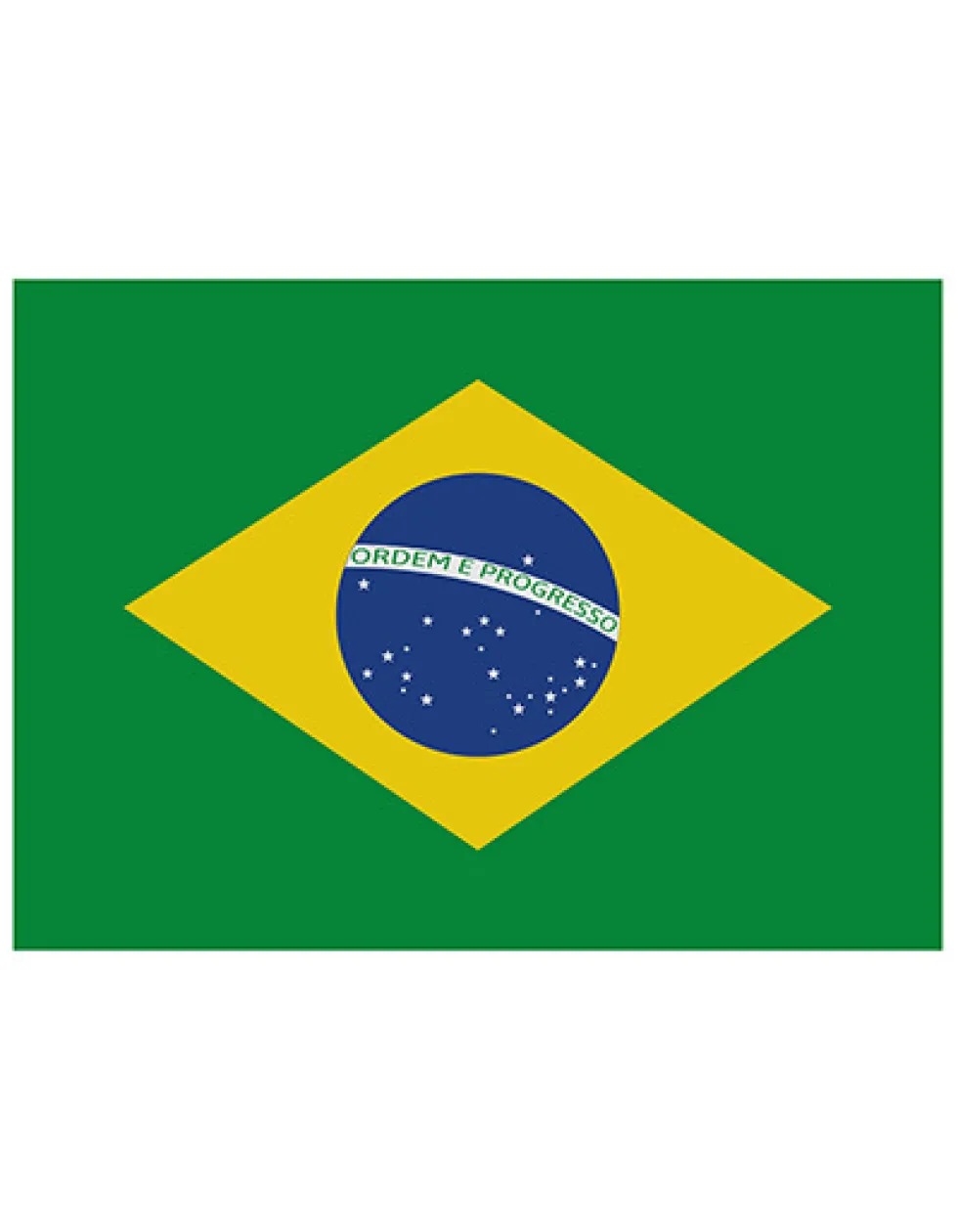 FLAGBR Fahne Brasilien