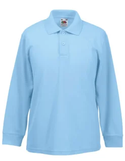 Fruit of the Loom Kinder Polo 65/35 Langarm